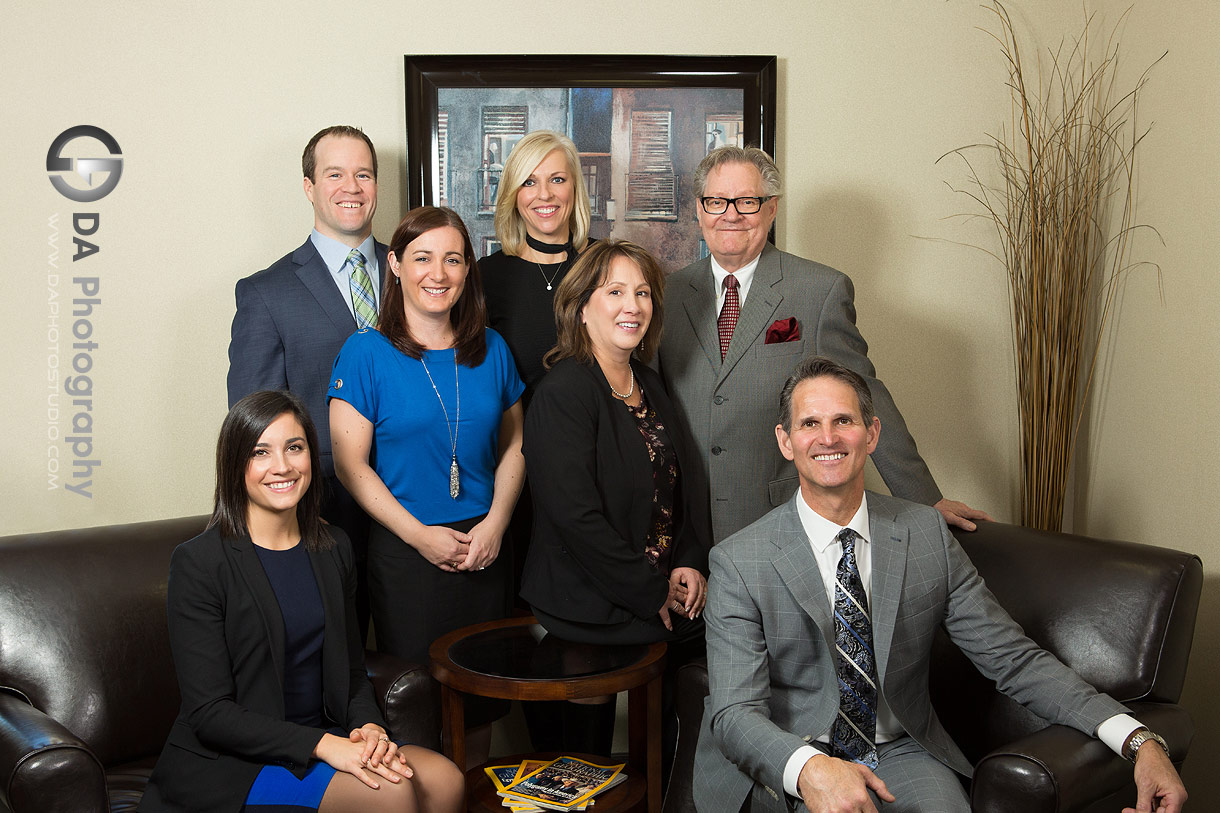 Group business portrait at Spence and associates