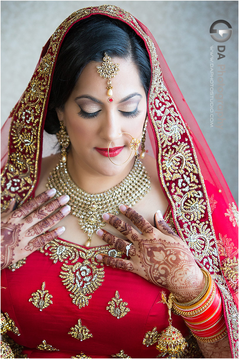 Brides at Traditional Indian wedding