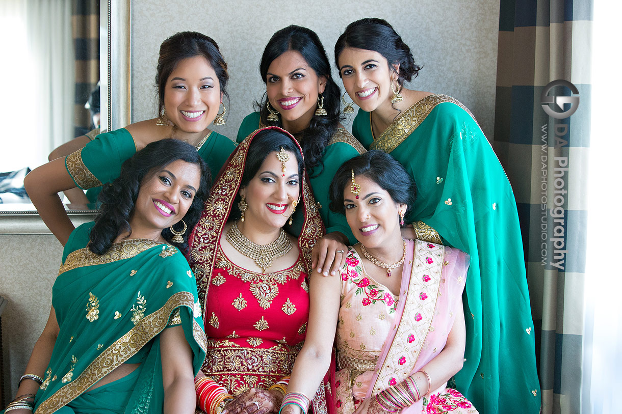 Bridesmaid Dresses at Traditional Indian wedding