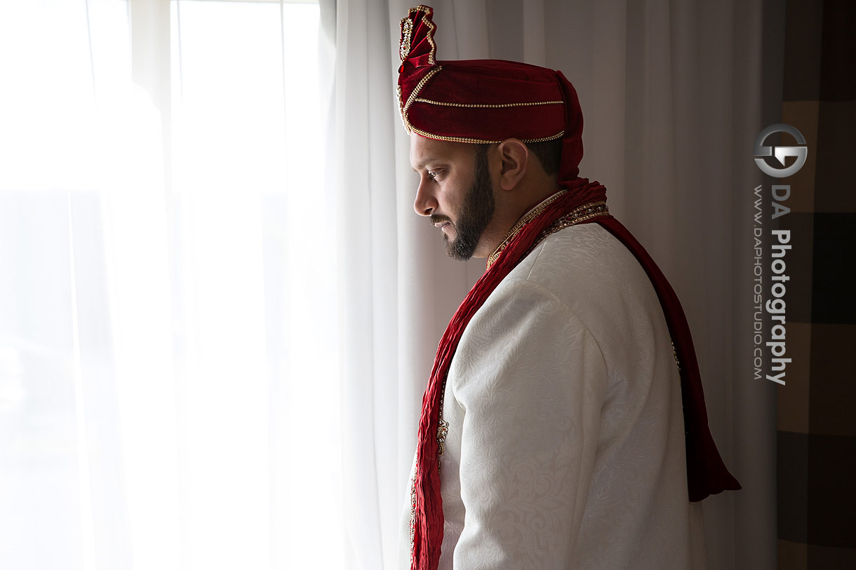 Groom at Traditional Indian wedding