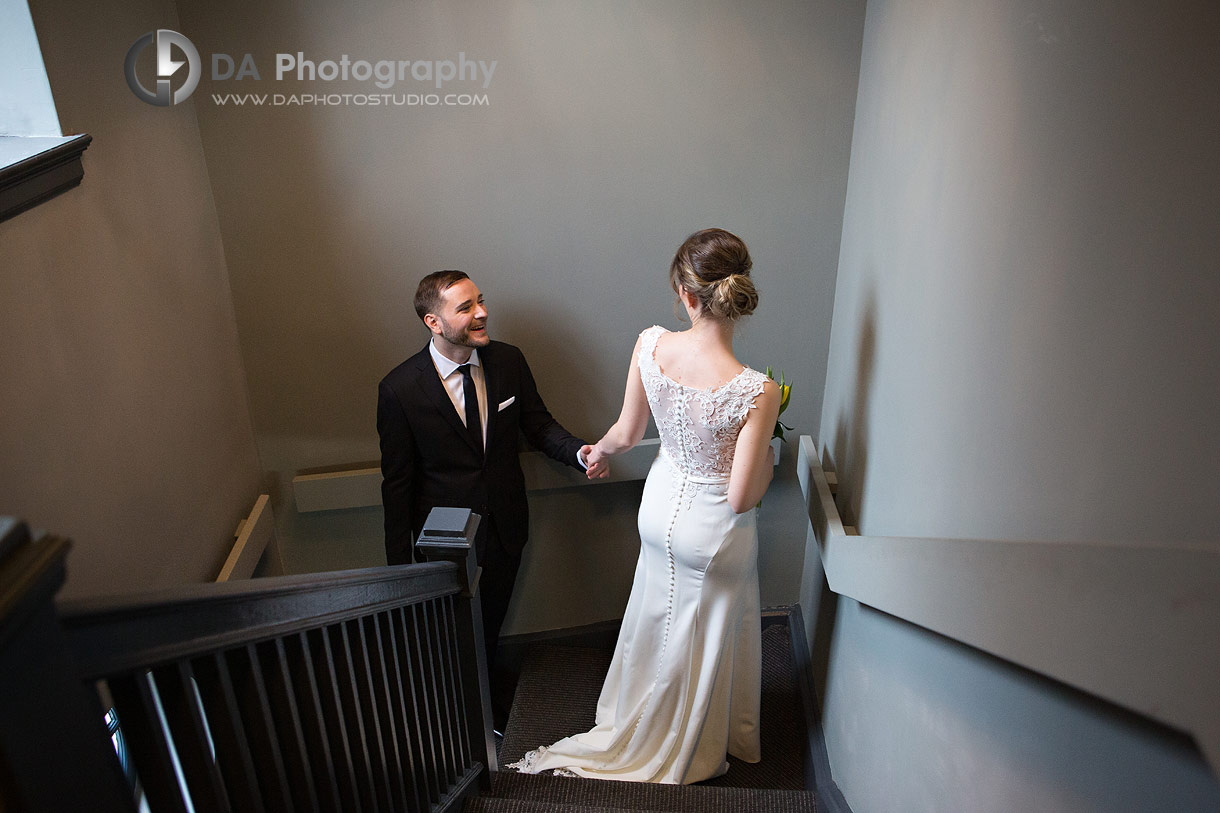 Bride and Groom at Estates of Sunnybrook