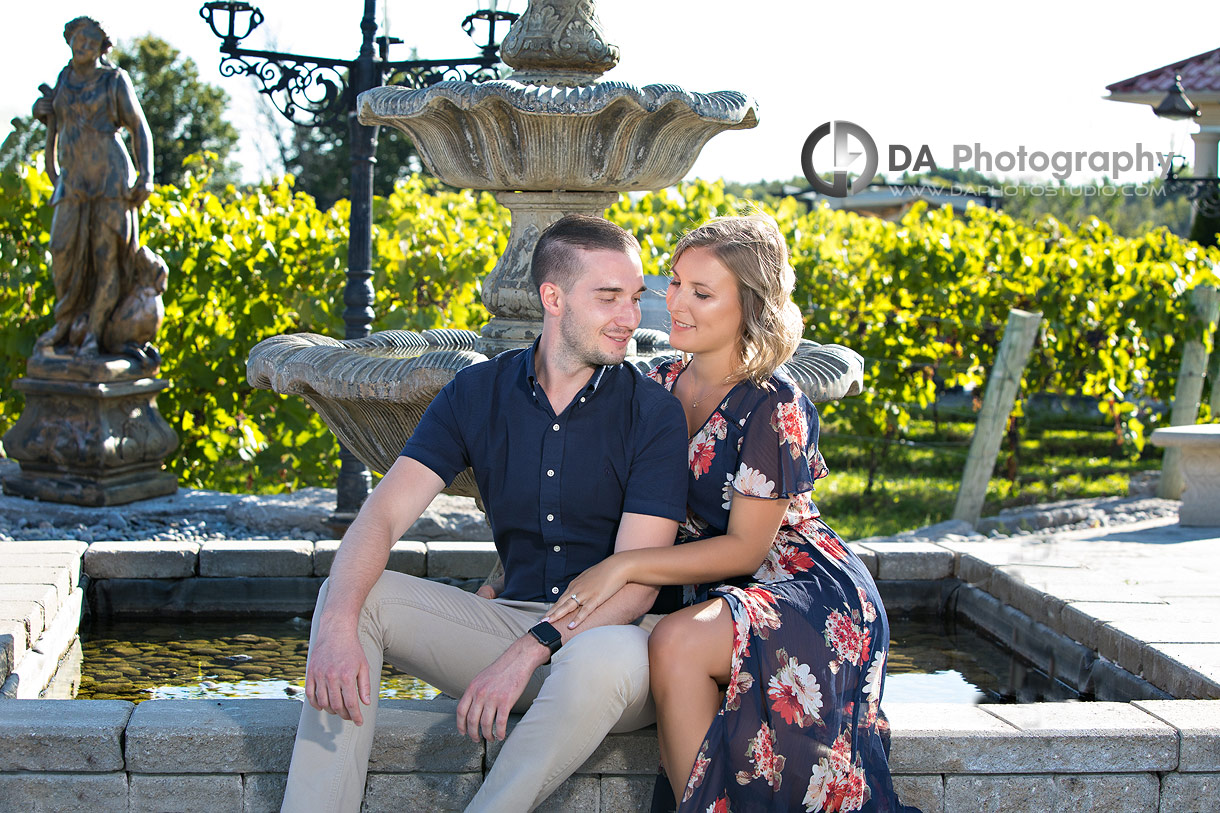 Engagement Pictures at Gallucci Winery in Whitchurch-Stouffville