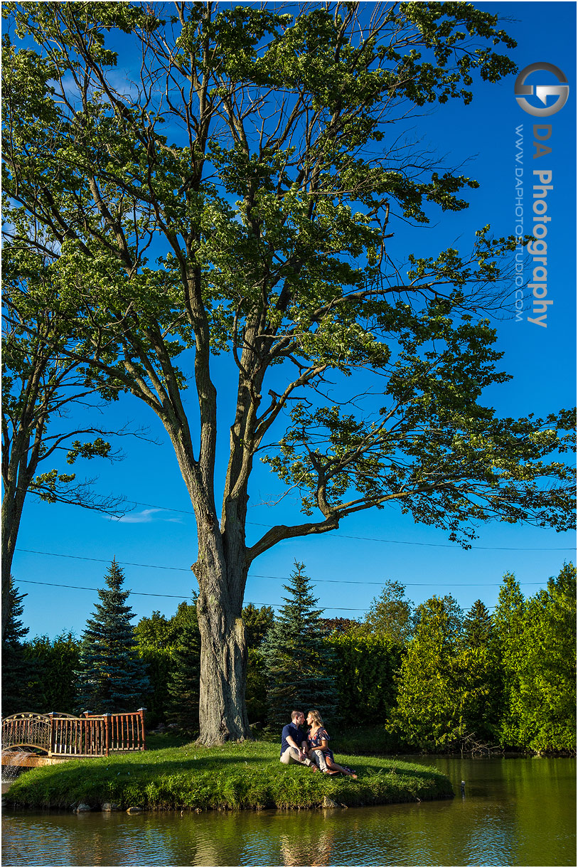 Engagement Photo at Gallucci Winery in Whitchurch-Stouffville