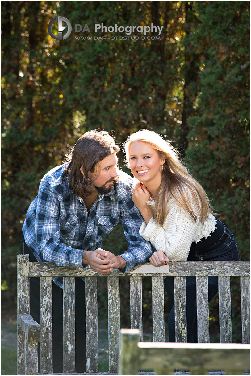 Engagement Photo at Guelph Arboretum