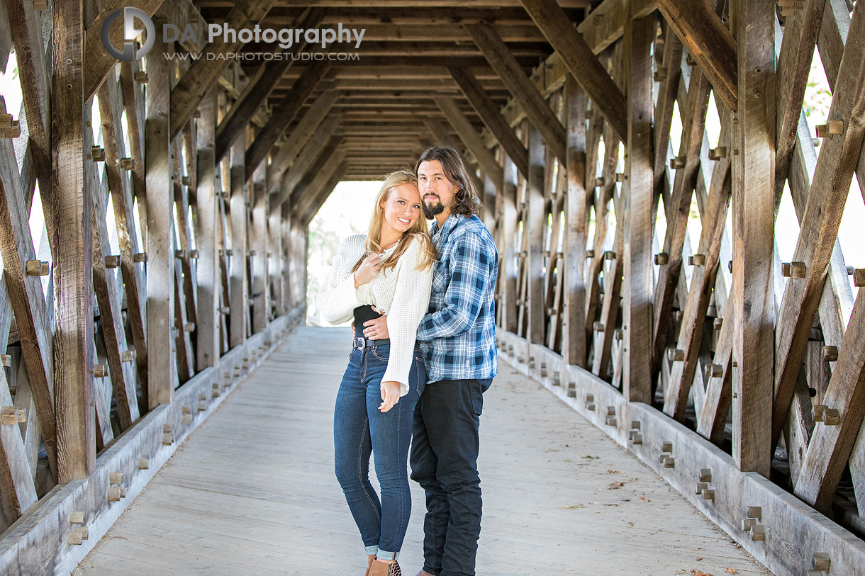 Engagement Photos at the Covered Bridge