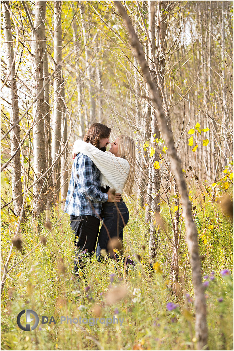 Forest engagement photography in Guelph