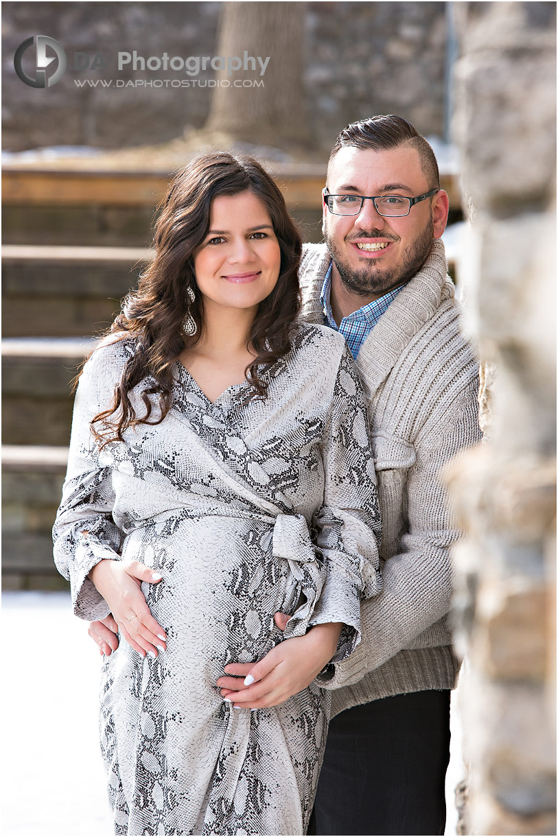 Maternity photography at Mill Race Park in Cambridge