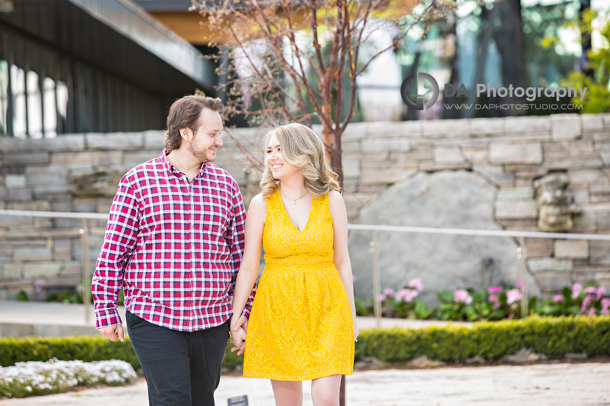 Engagement Photos at Rock Garden in Burlington