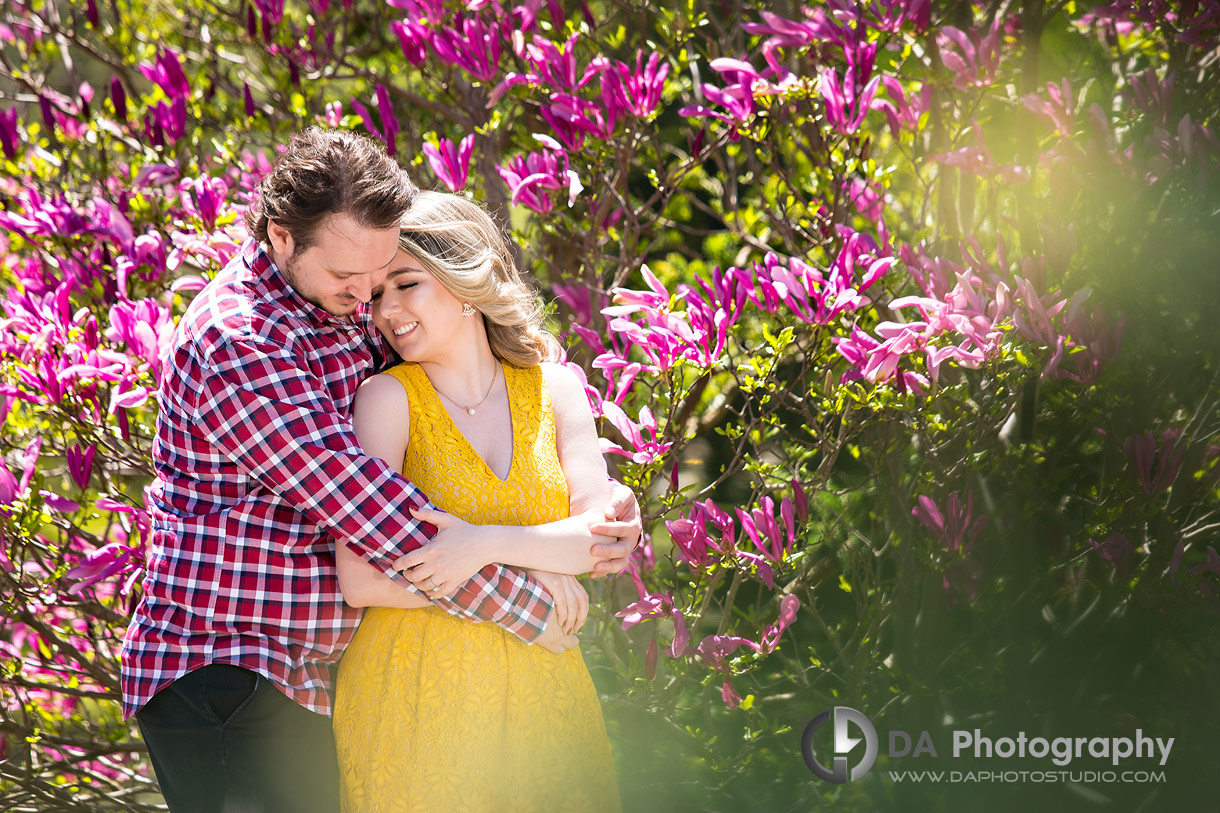 Rock Garden Engagement Photo