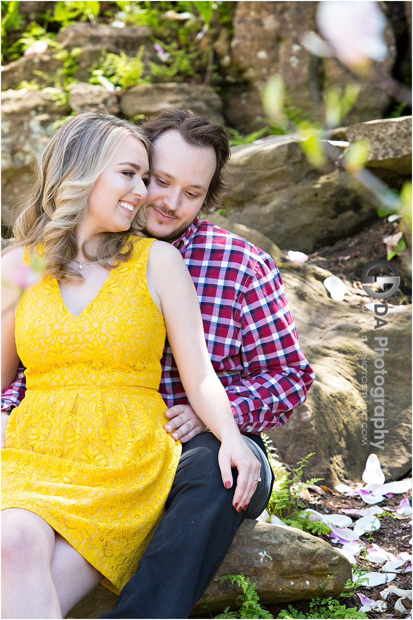 Rock Garden Engagement in Burlington