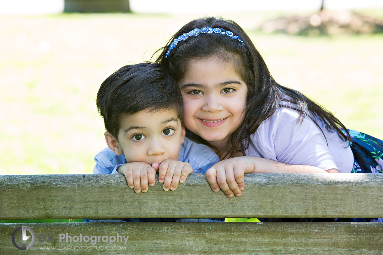 Siblings portrait at Gairloch Gardens