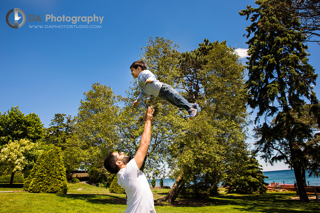 Playful kids portraits in Oakville