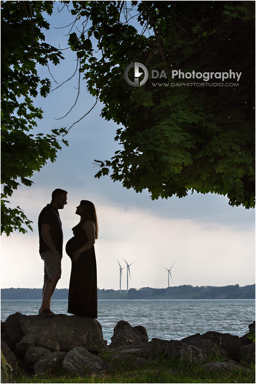 Sunset photos of maternity session in Port Dover