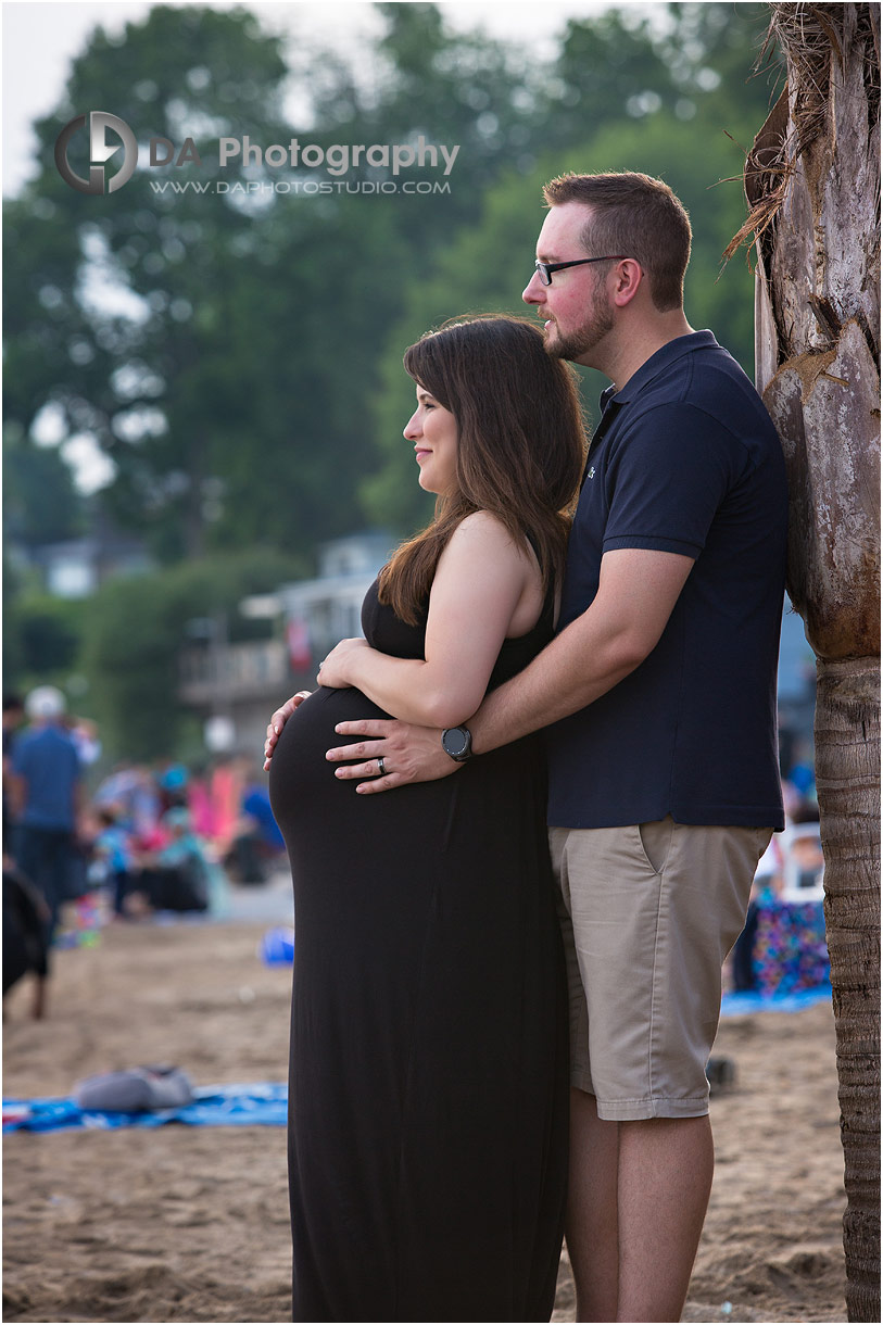 Maternity photos at the beach