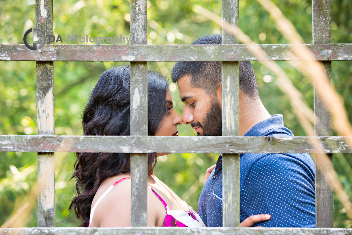 Engagement photographers in Oakville at Gairloch Gardens
