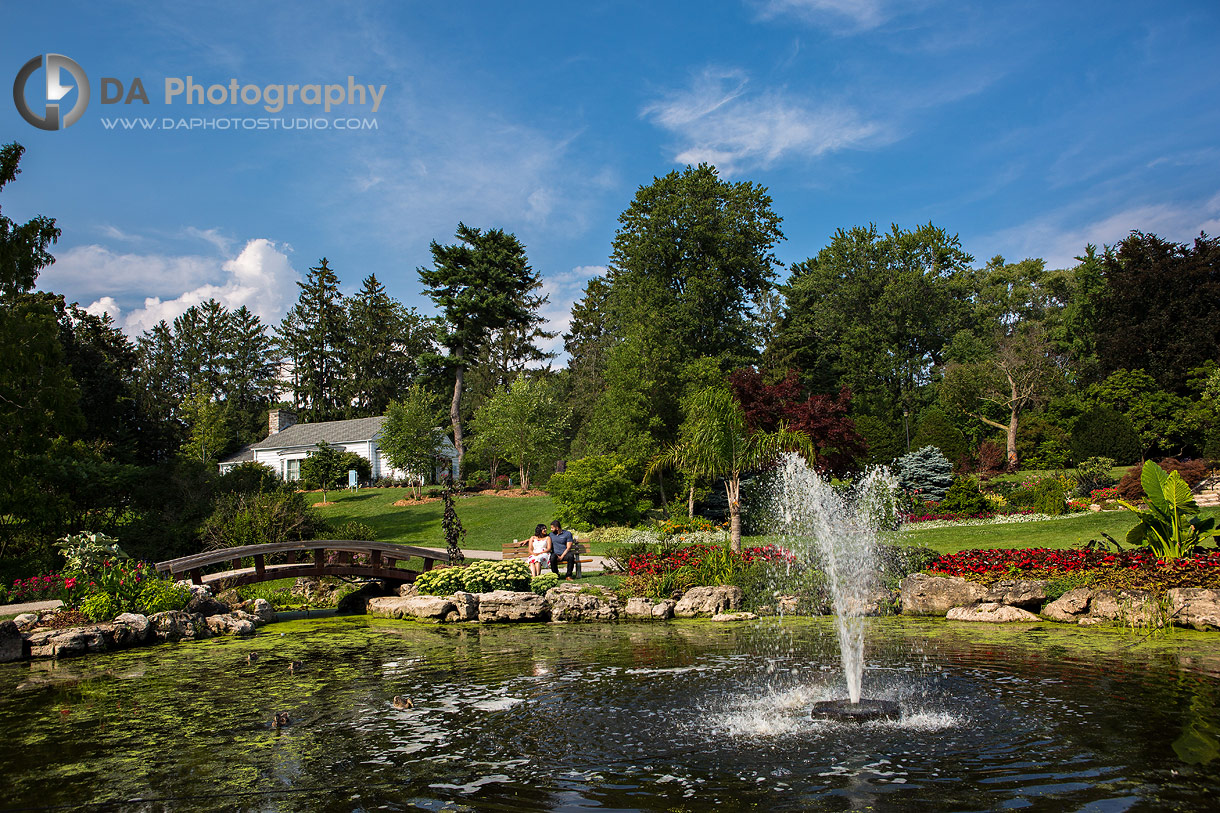 Gairloch Gardens Engagement photographer in Oakville