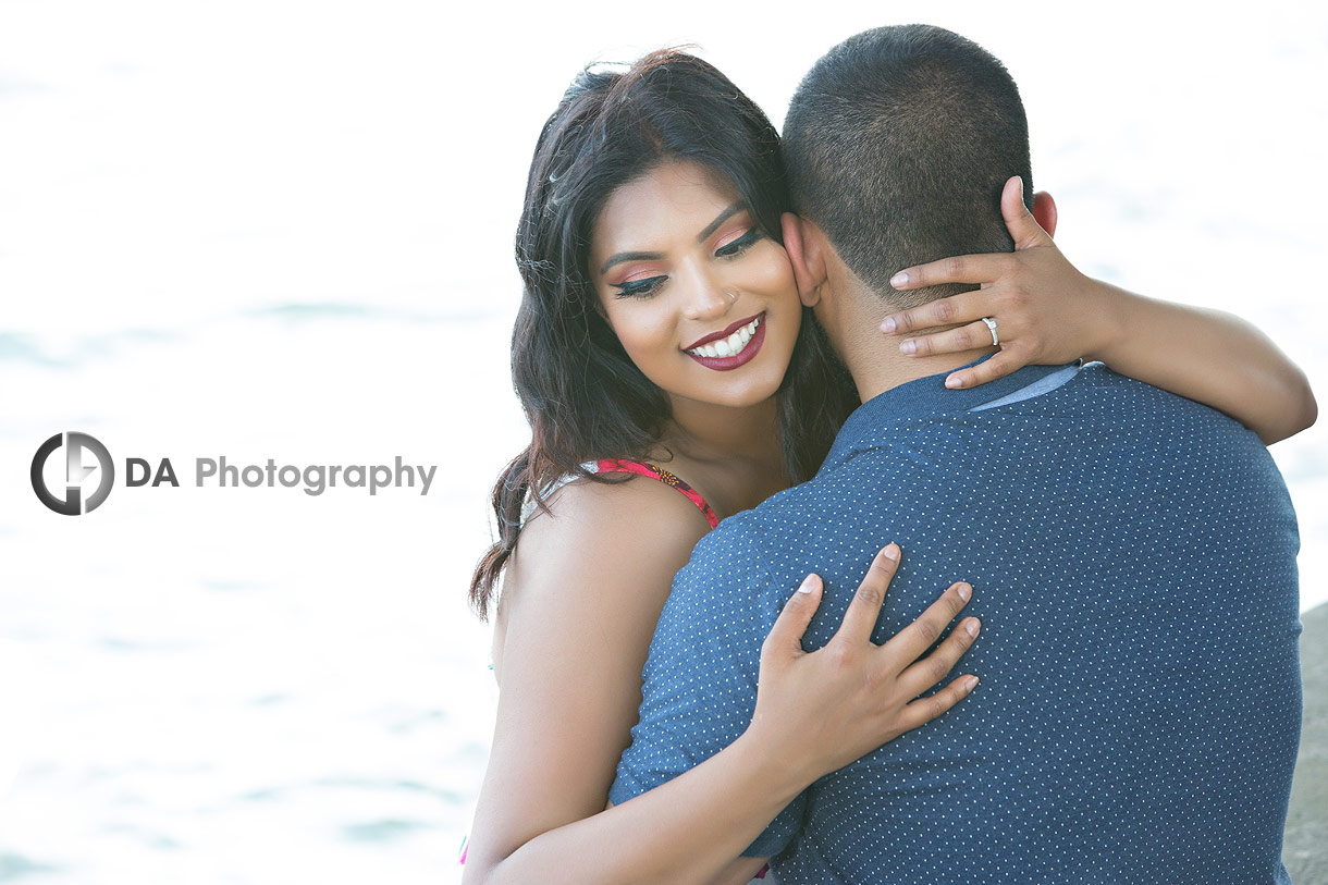 Intimate engagement photography in Oakville