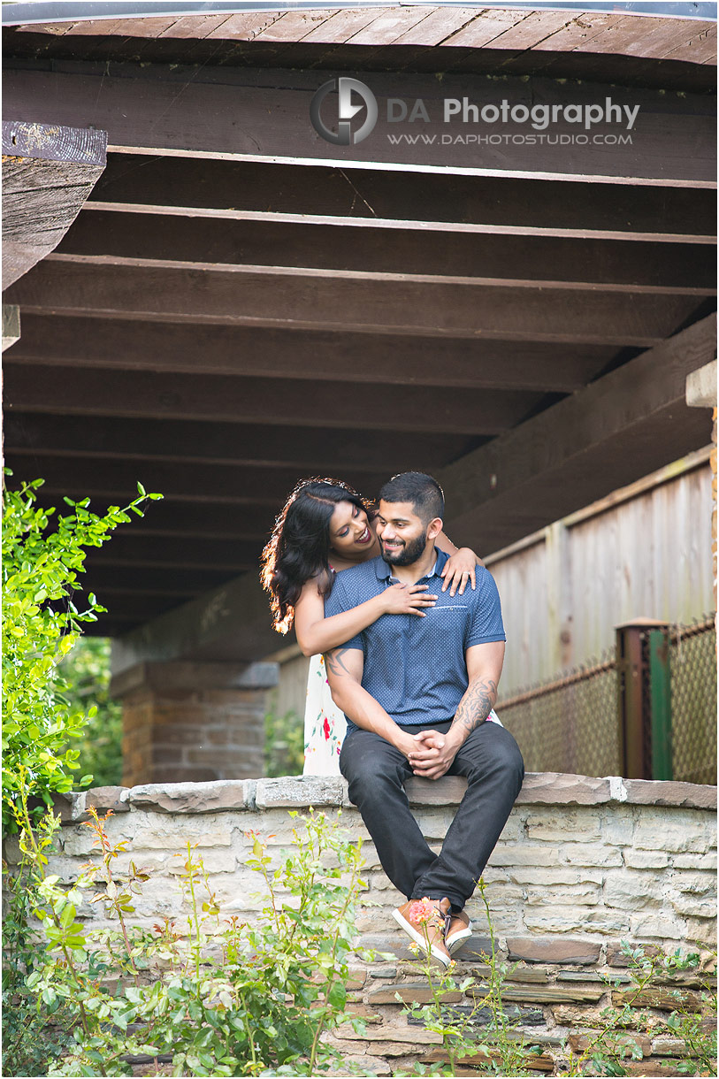 Intimate engagement photos by the lake