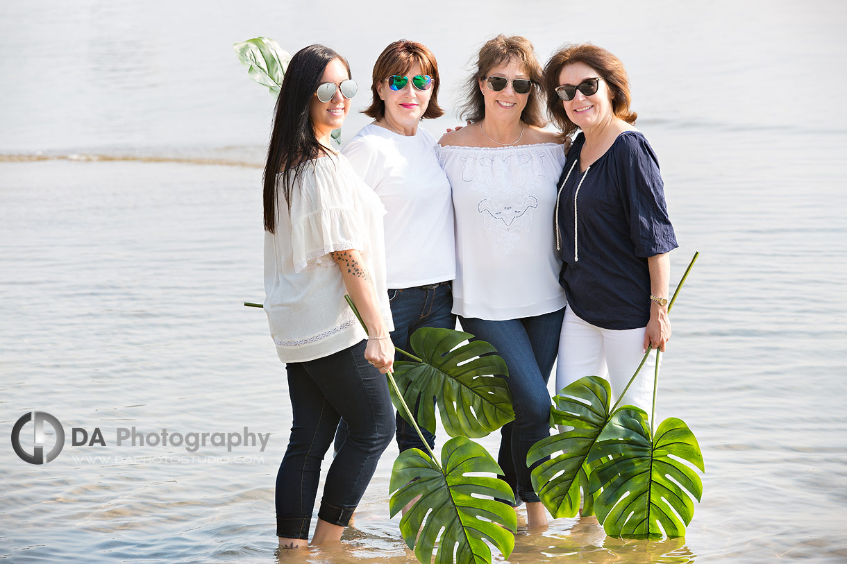 Burlington beach family photo