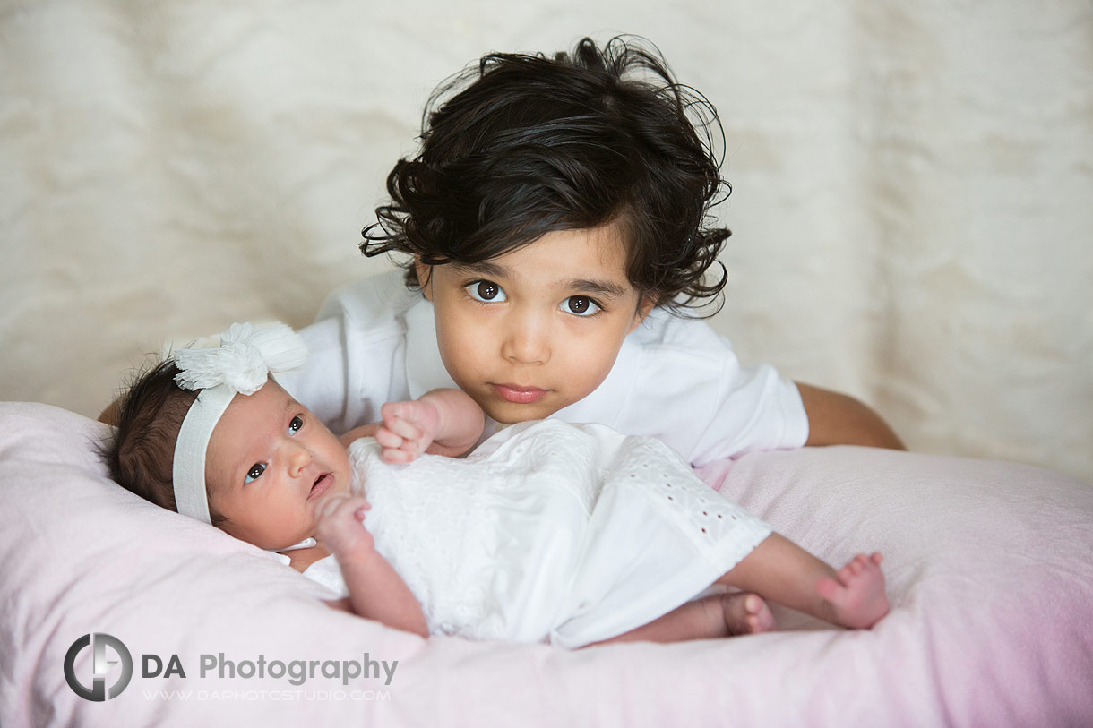 Brother and sister portrait