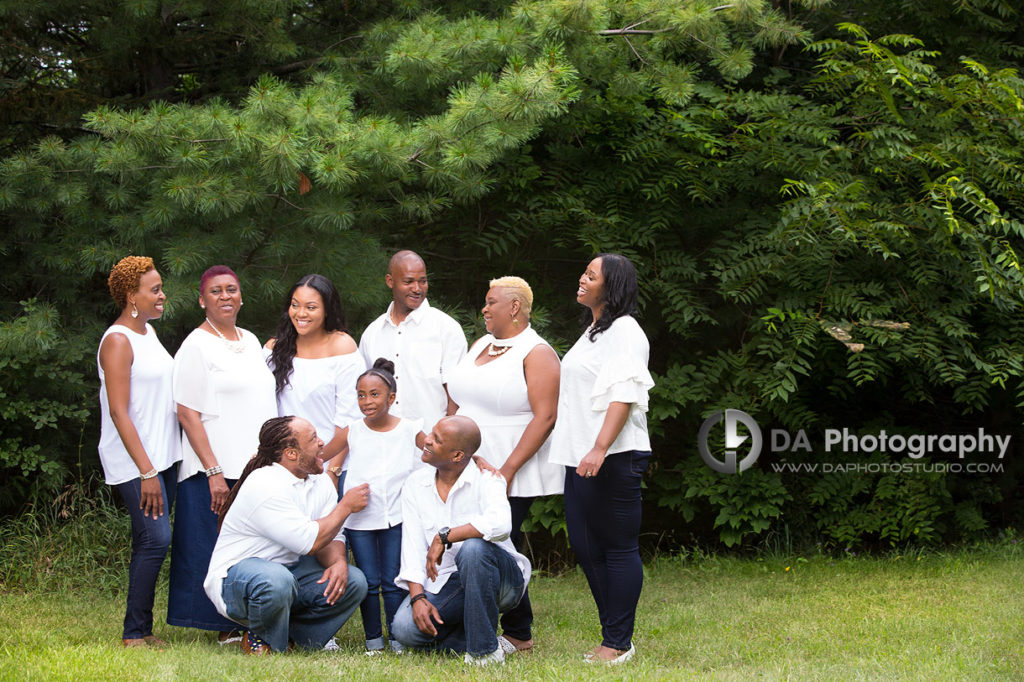 Family Reunion Photos at Heart Lake Conservation Area