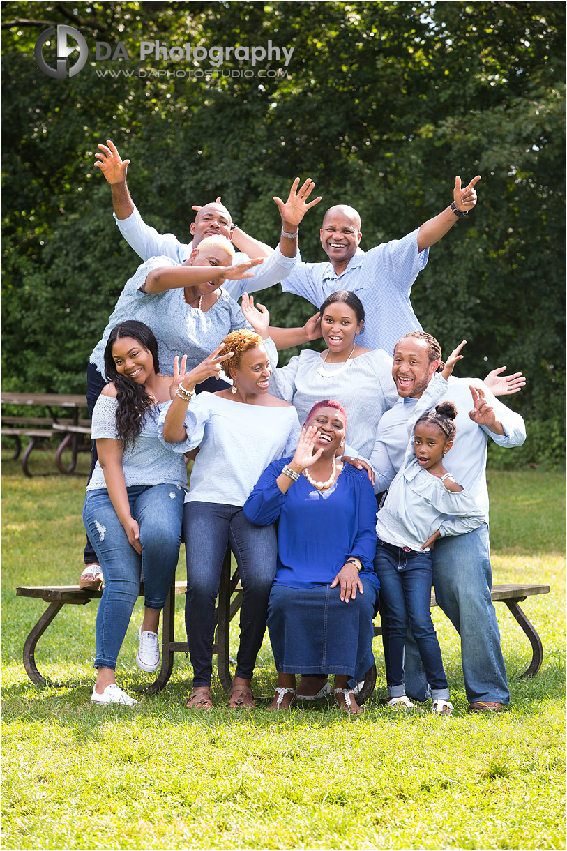 Fun Family Reunions photography in Guelph