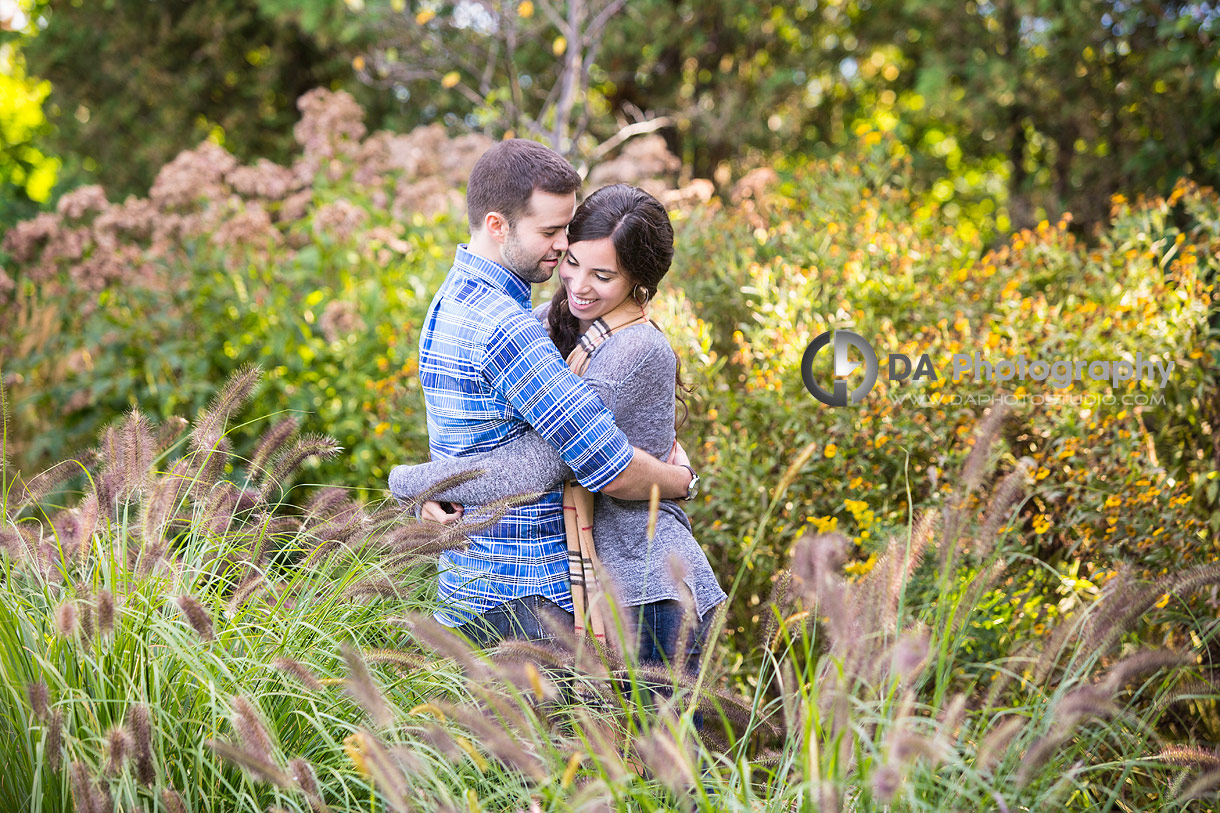 Sunset engagement pictures at Paletta Lakefront Park in Burlington