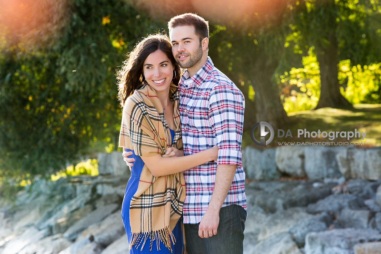 Sunset engagement picture