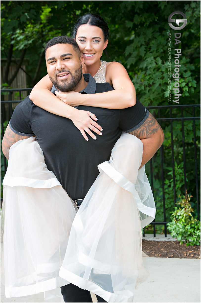 Engagement photographers in Burlington at Hendrie Park