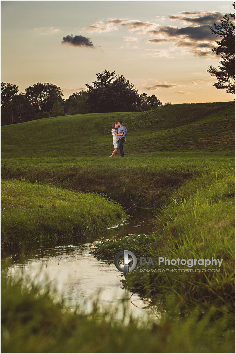 Hamilton Golf and Country Club engagement photos