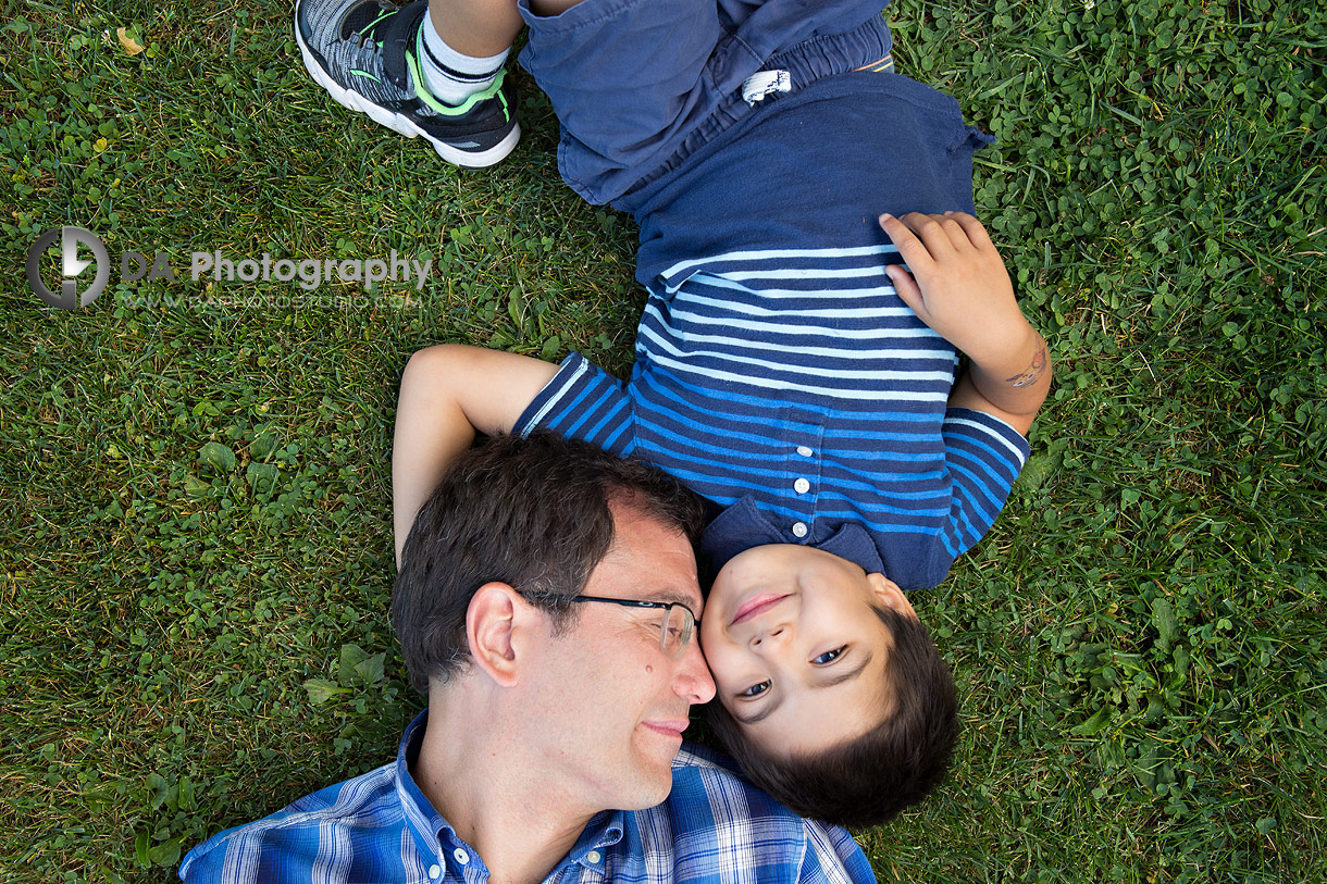 Family photo session at Humber Bay West Park