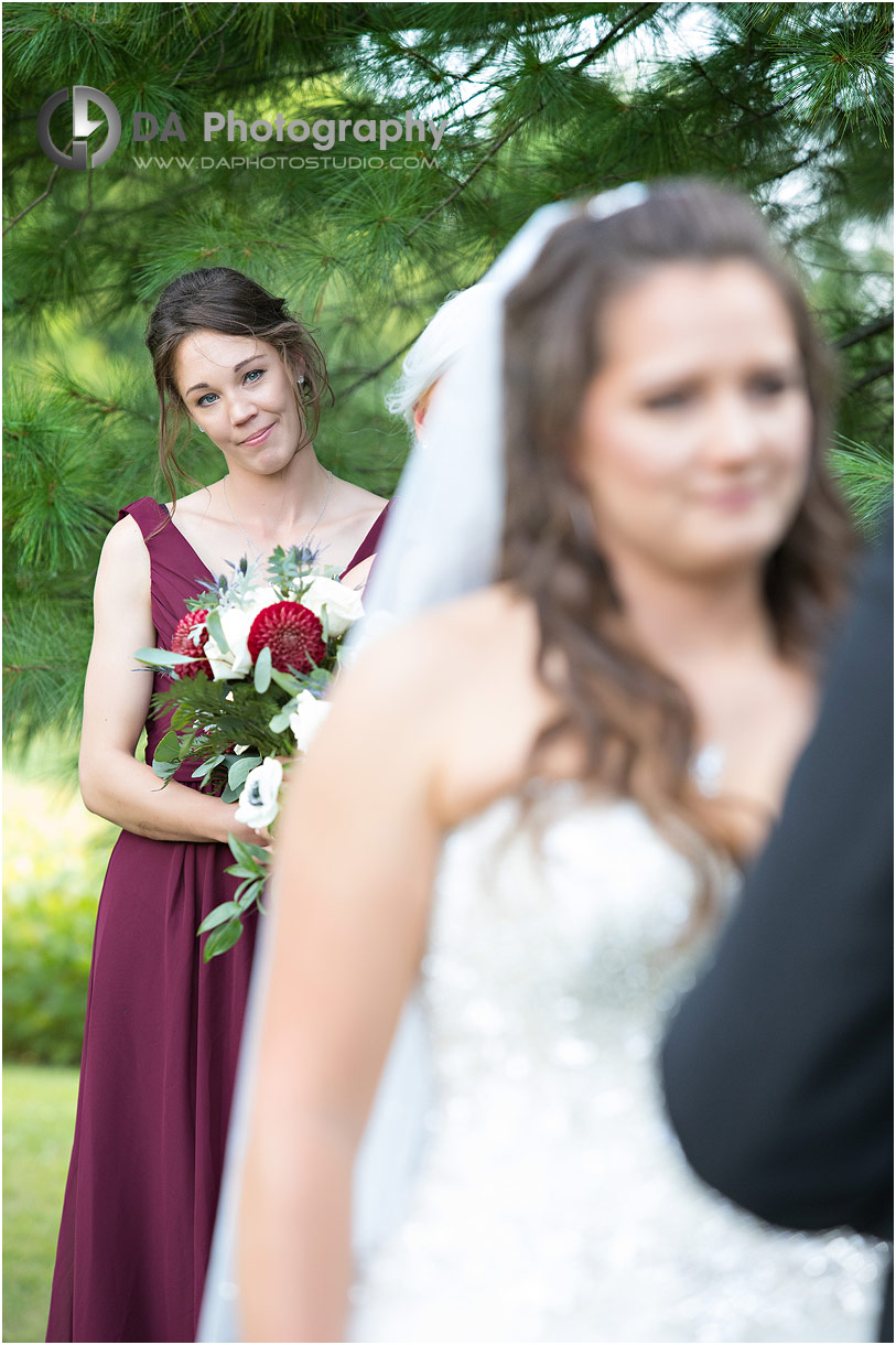 Bridesmaids at Barn wedding