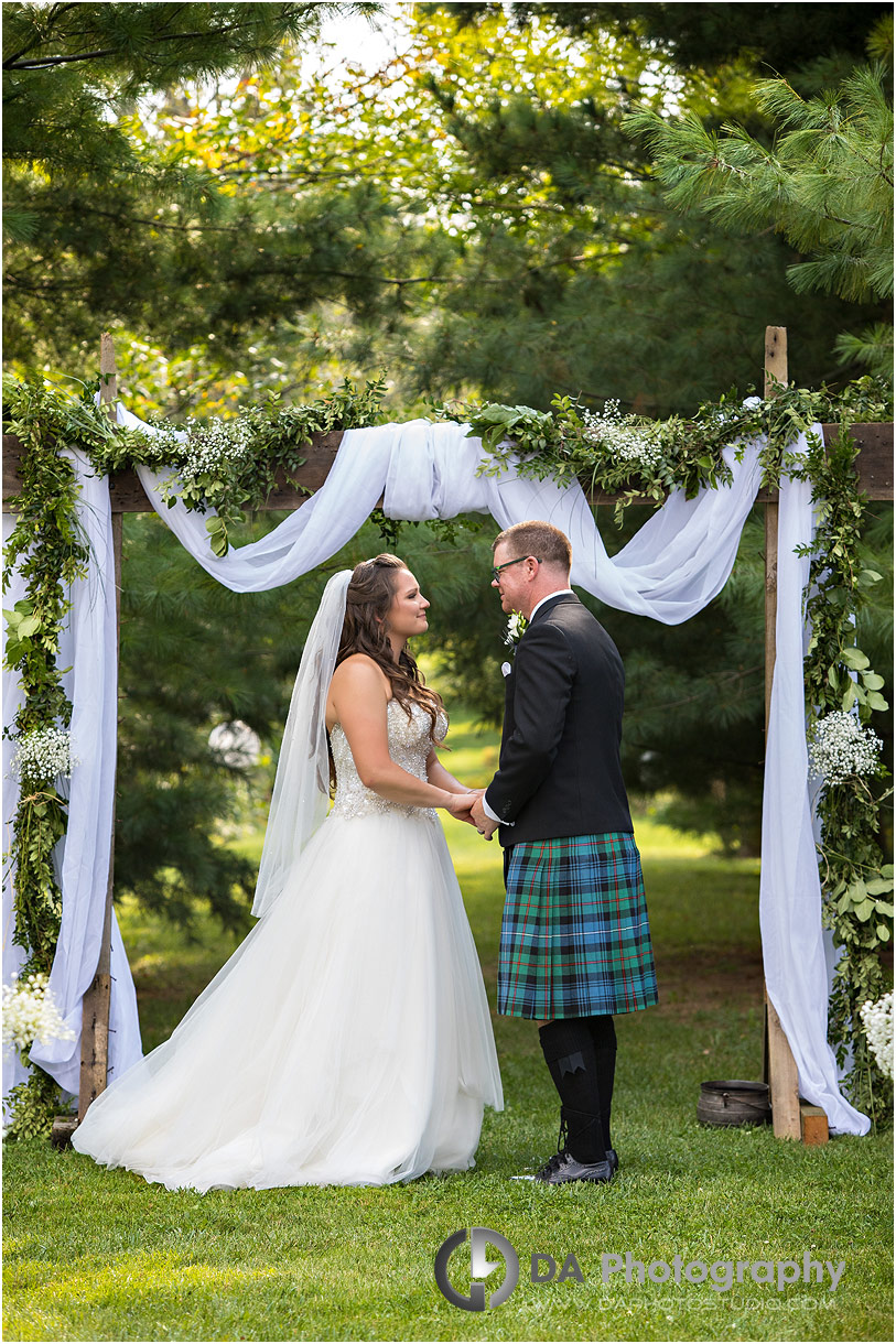 Wedding Ceremonies on a farm in Brantford