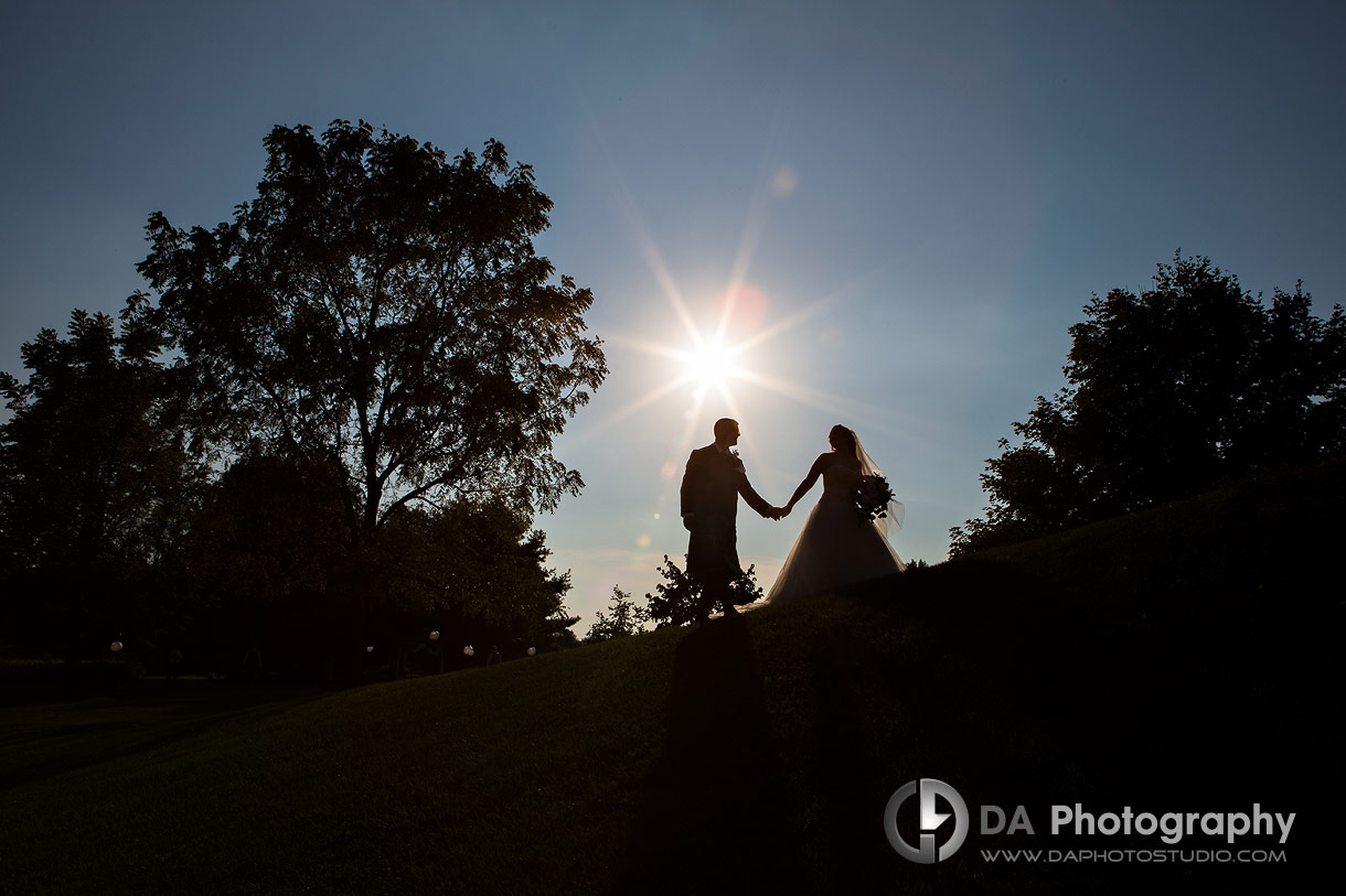 Barn Wedding Photos at Sunset