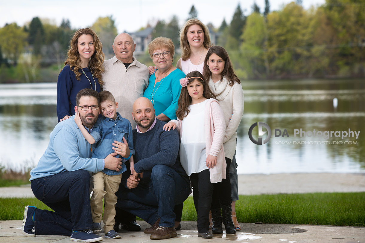 Spring family Reunion photos at Heart Lake Conservation Area