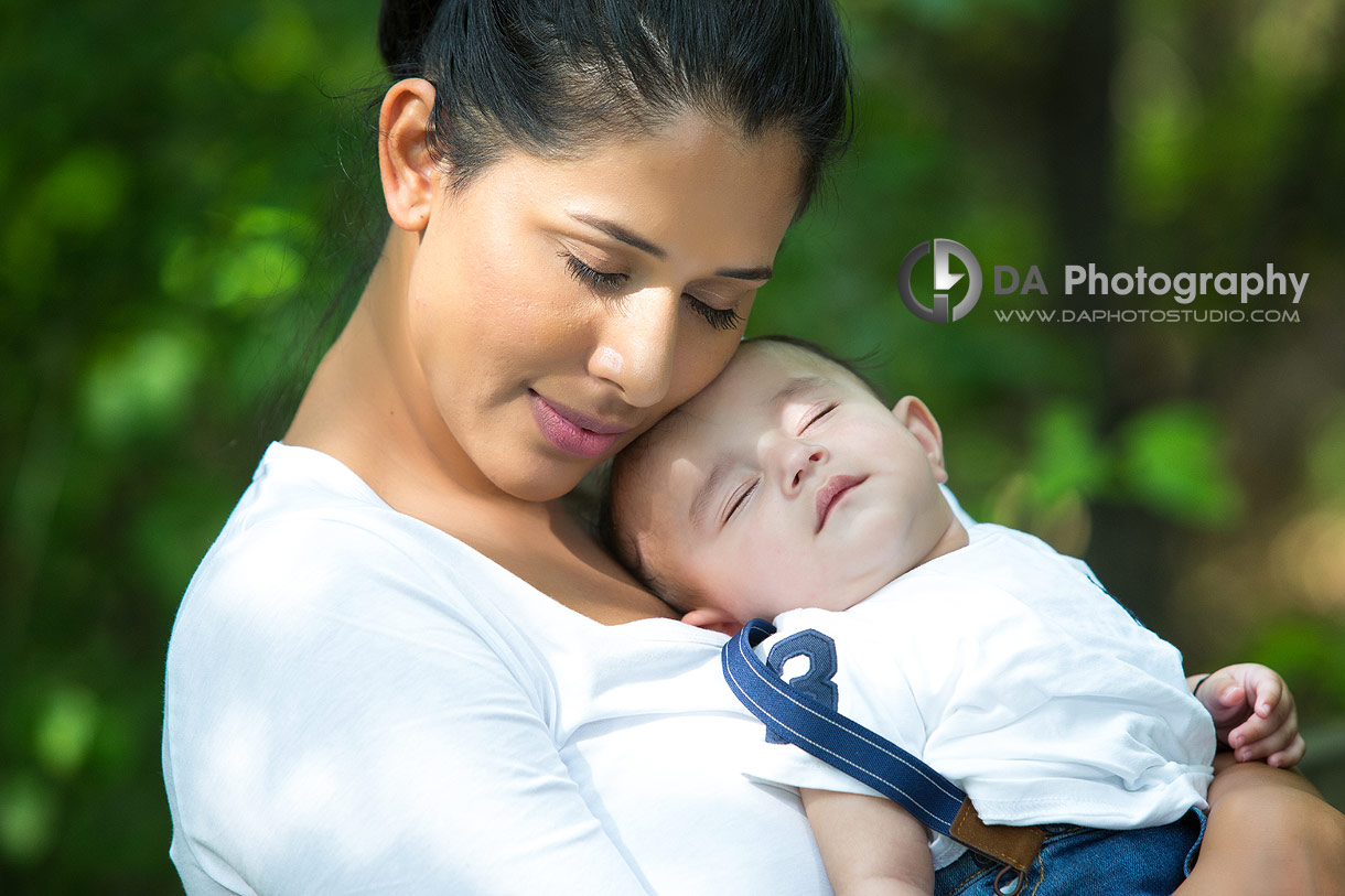 Baby boy Baby outdoor photographs at Heart Lake Conservation Area