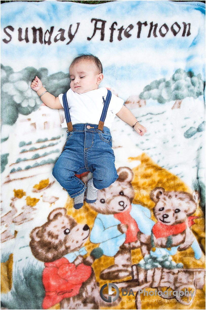 Baby outdoors photos at Heart Lake Conservation Area