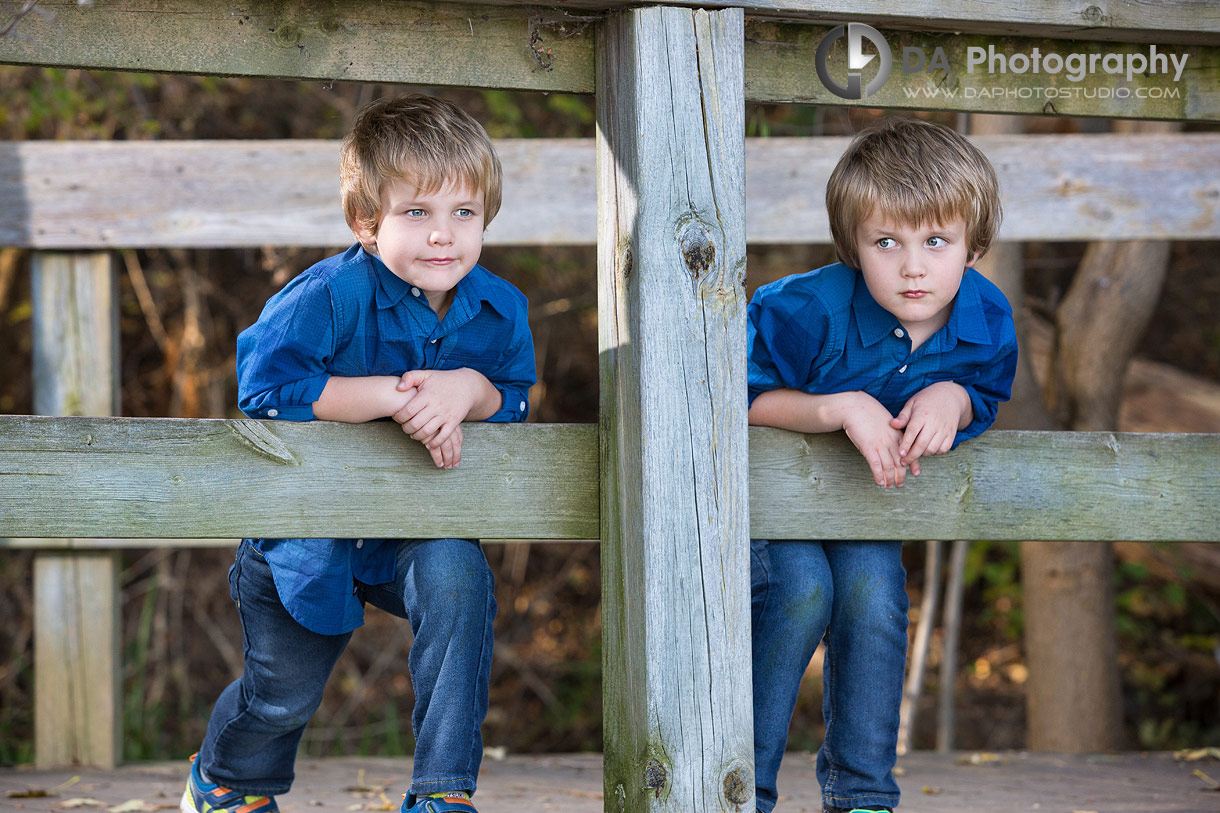 Twins photography in Burlington