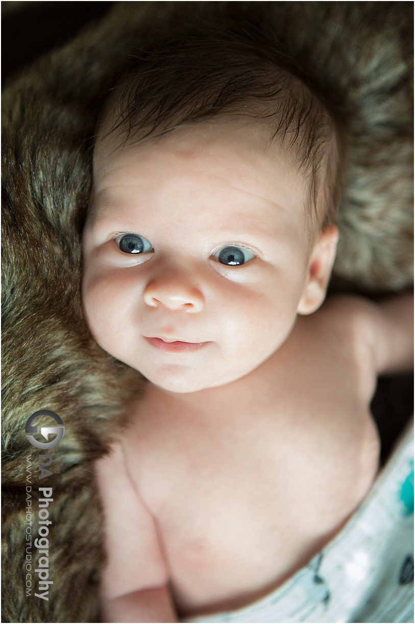 Fun newborn photos in Hamilton