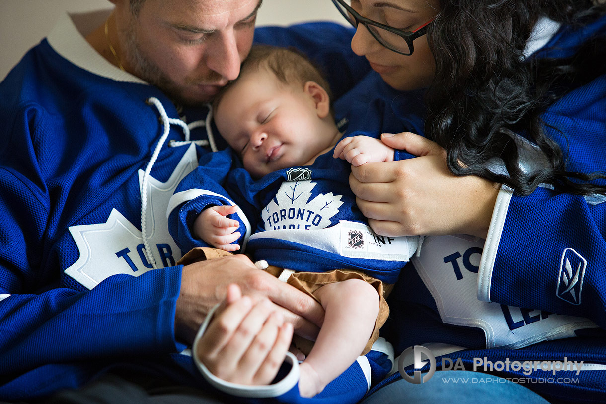 Sport theme family photo session