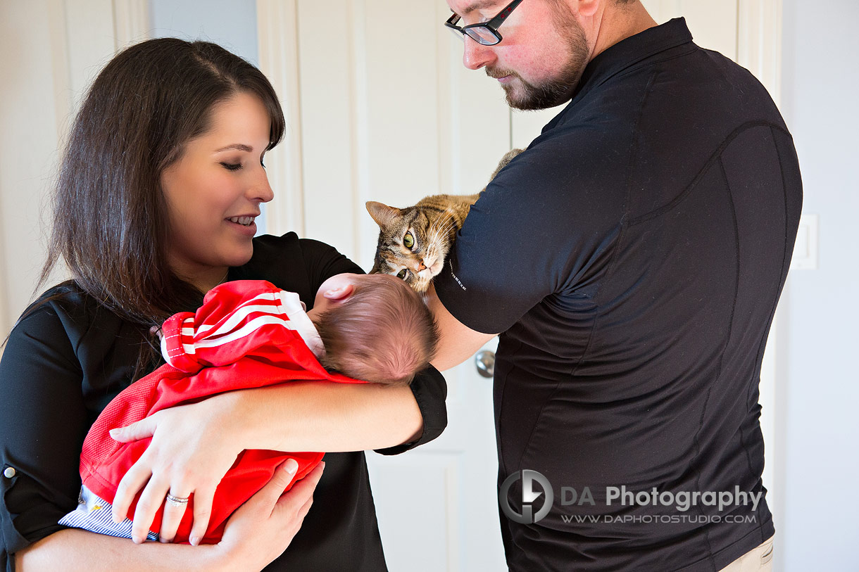 Port Dover lifestyle family photography with cats