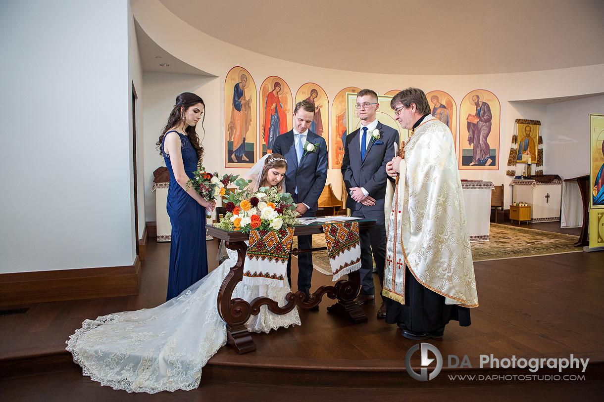 Wedding Ceremony at St. Joseph’s Ukrainian Catholic Church