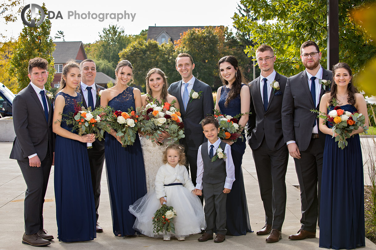 Bridesmaids at Church wedding