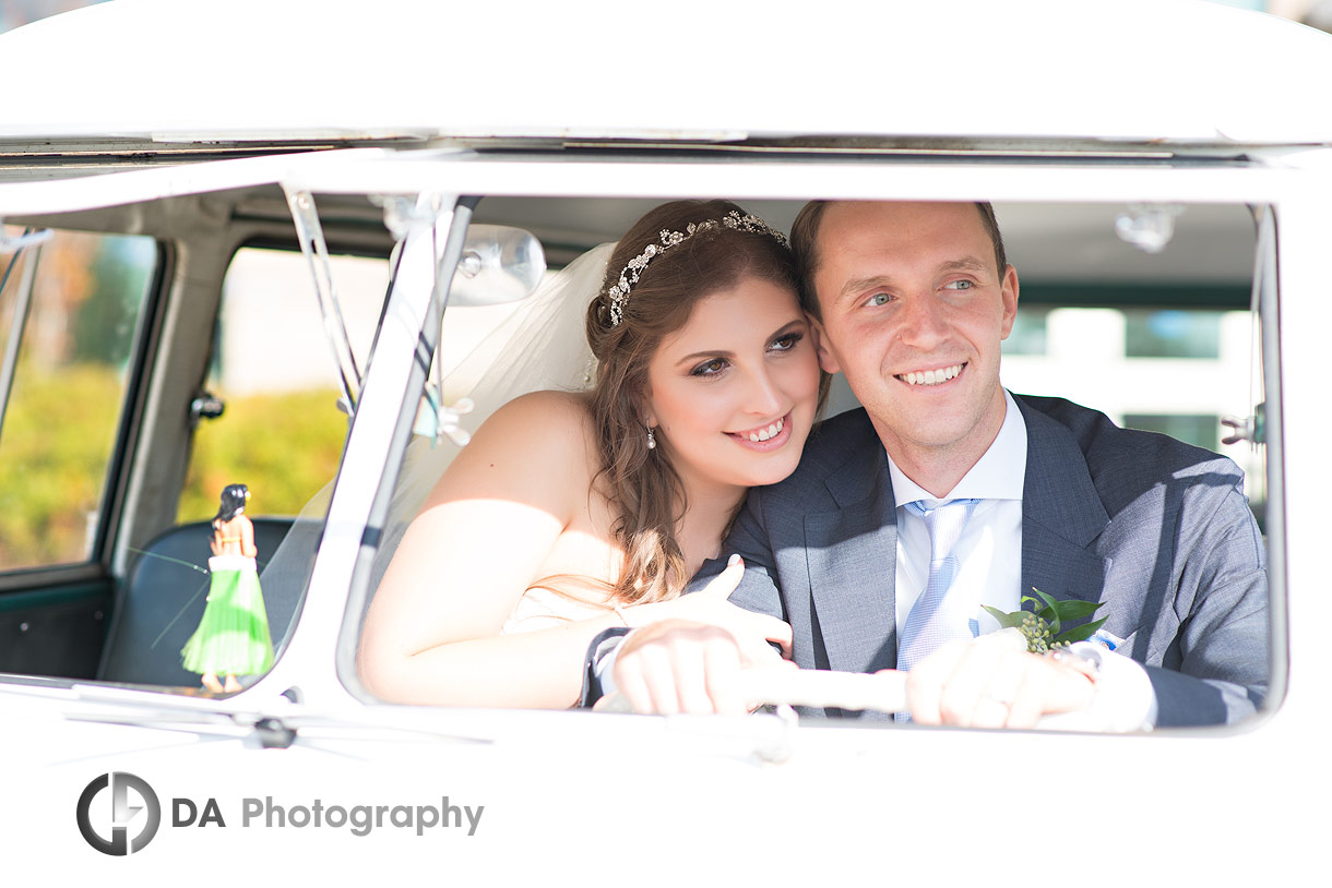 Weddings with vintage Volkswagen van