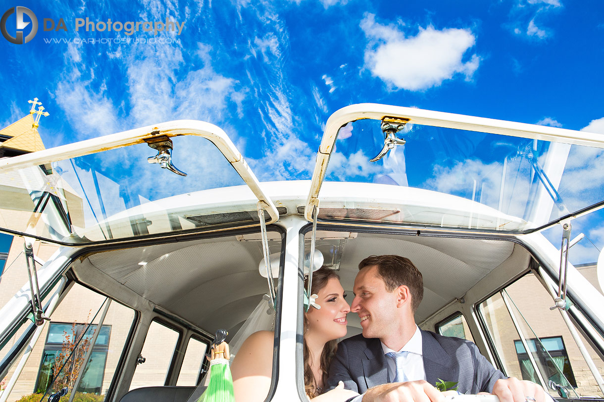 Oakville Wedding with vintage Volkswagen van