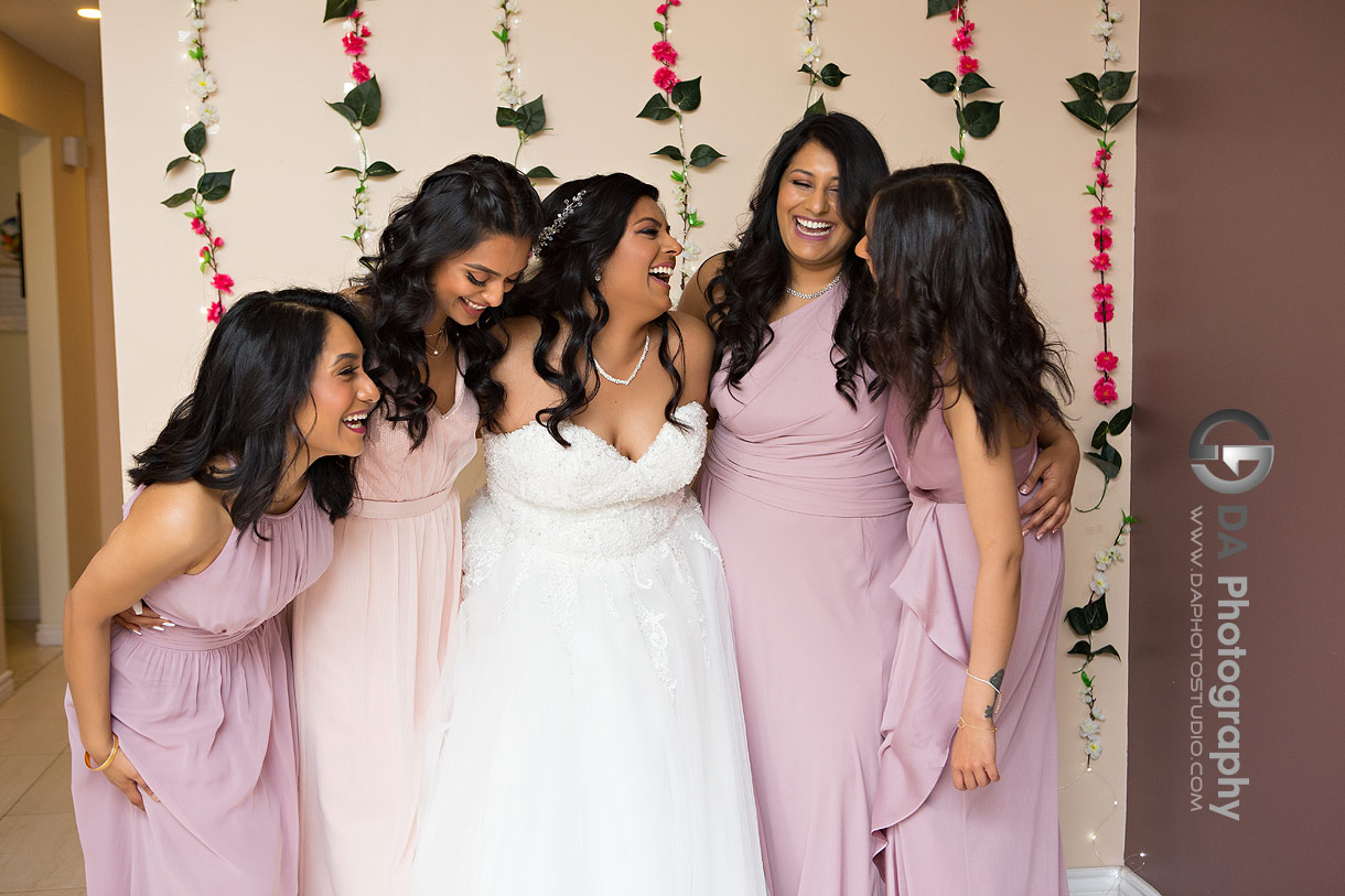 Bridesmaid Dresses at Hazelton Manor wedding