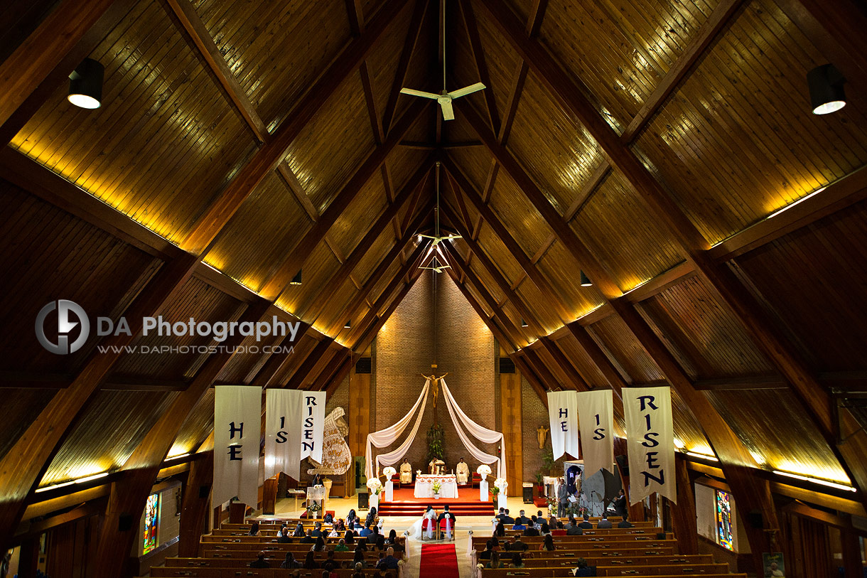 Wedding Ceremony at Transfiguration of Our Lord Roman Catholic Church