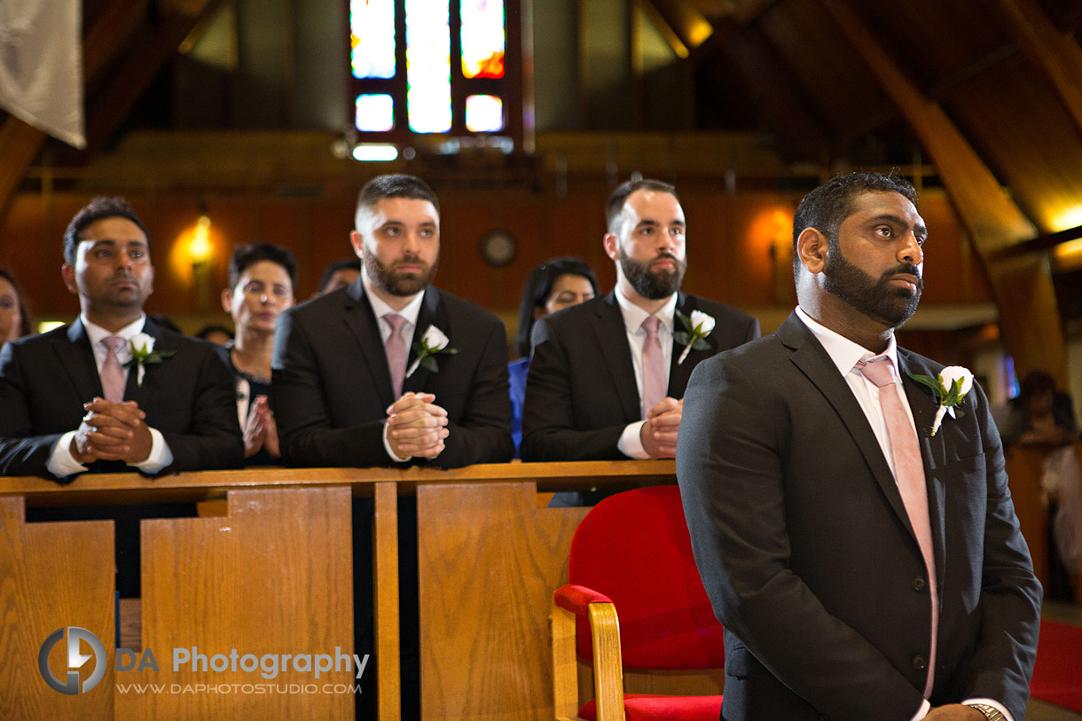 Groomsman at Hazelton Manor wedding