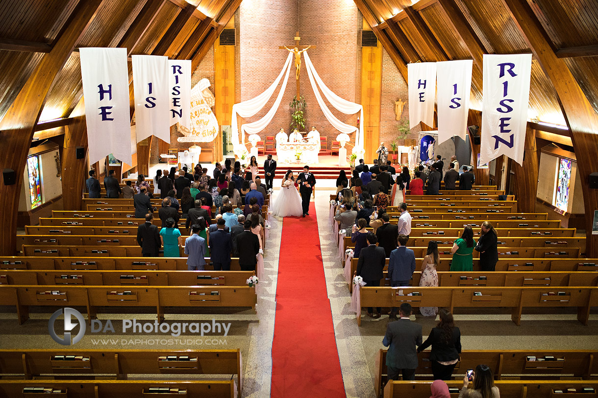Transfiguration of Our Lord Roman Catholic Church Wedding