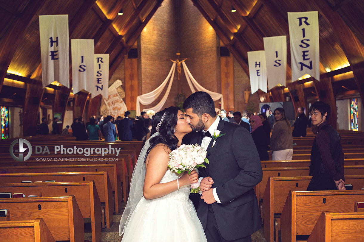 Bride and Groom at Hazelton Manor wedding